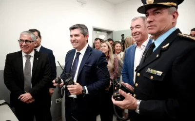 Con la presencia de Orrego, Rivadavia inauguró una nueva comisaría y un centro de salud en La Bebida