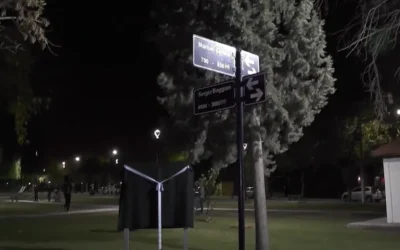 Rivadavia inauguró obras en la plaza de un populoso barrio