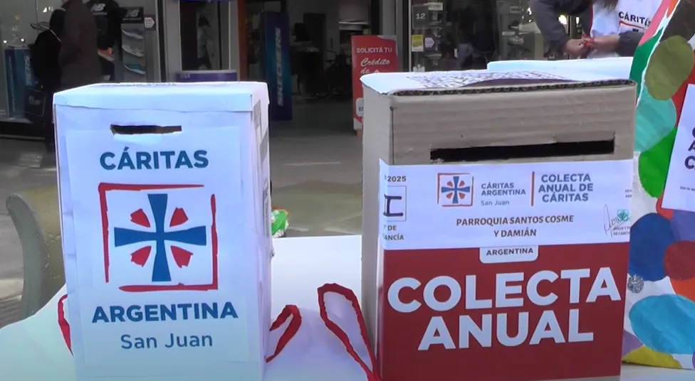 Cáritas lanzó su colecta anual en la Peatonal bajo el lema «Sigamos organizando la esperanza»