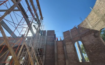 Avanza la construcción del nuevo Santuario de San Expedito en Caucete: en qué etapa se encuentra
