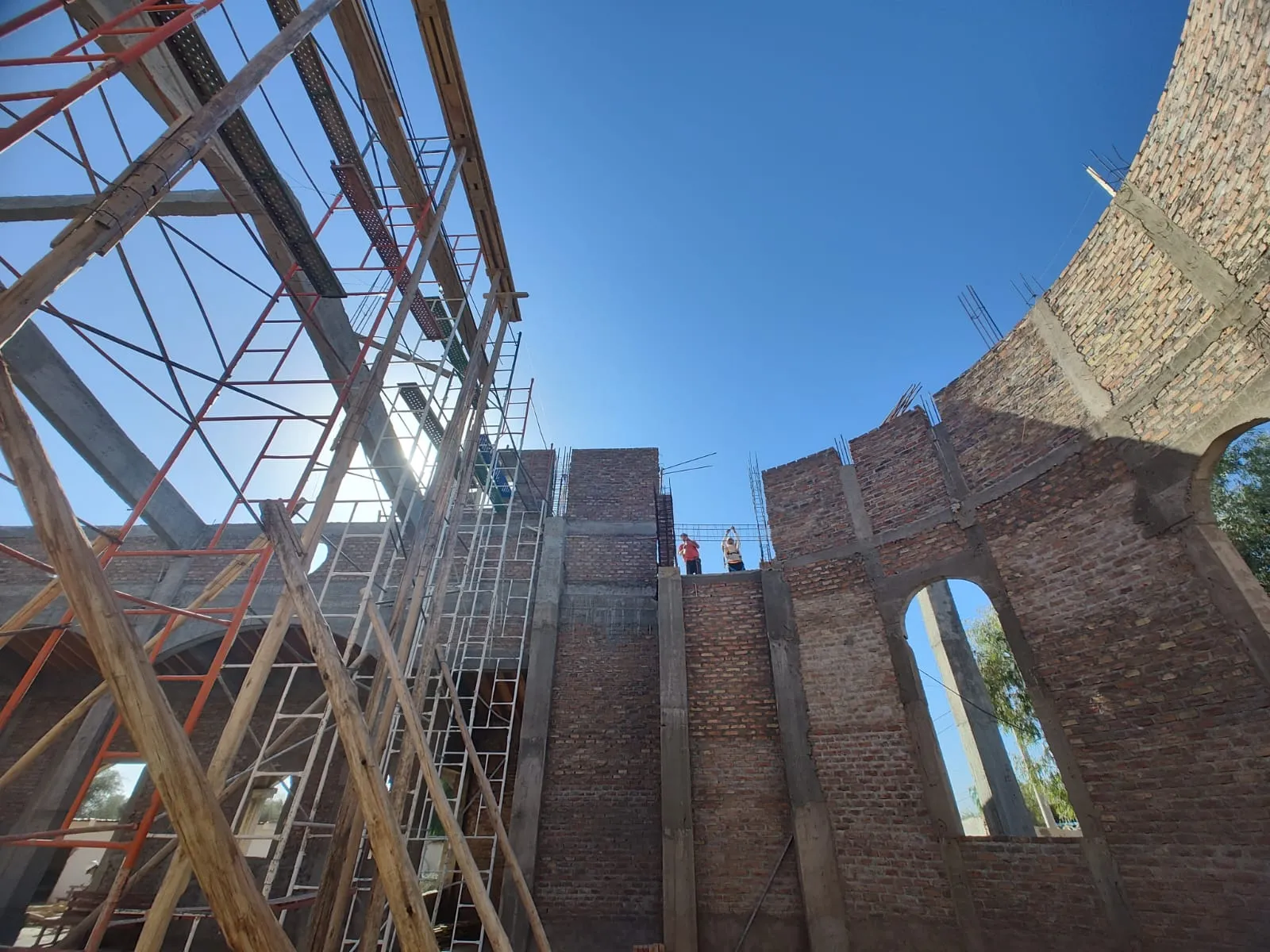R (1) Avanza la construcción del nuevo Santuario de San Expedito en Caucete: en qué etapa se encuentra