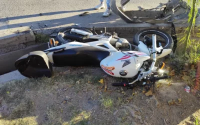 Murió un motociclista de 57 años en un siniestro vial en Capital
