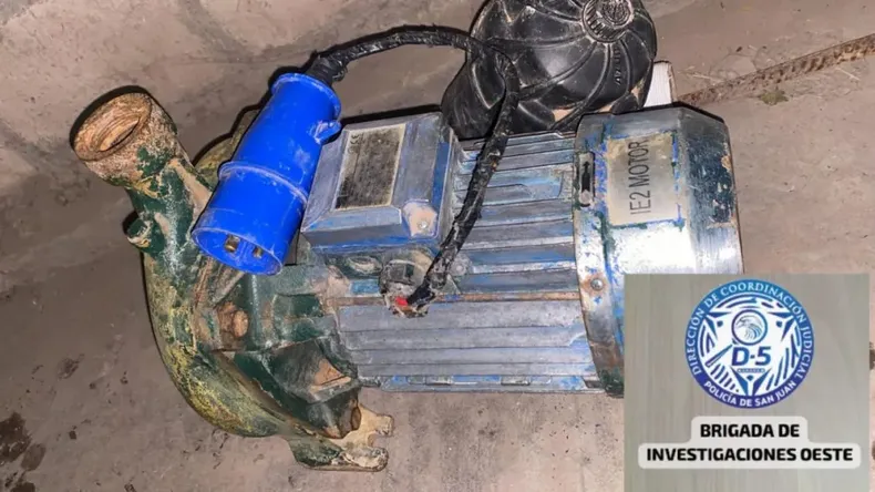 Cayó un hombre por intentar vender una bomba de agua robada a través de Facebook