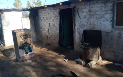 Un incendio destruyó la vivienda de una joven familia en 25 de Mayo: piden ayuda solidaria