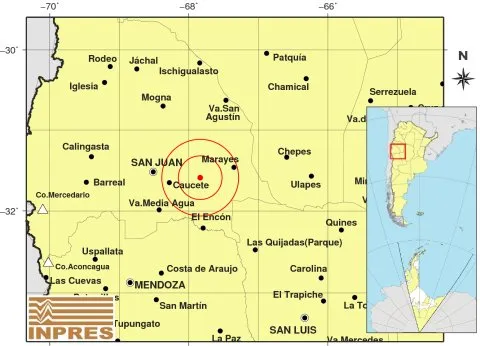 Un sismo de 4.4 sacudió San Juan y se sintió también en Mendoza