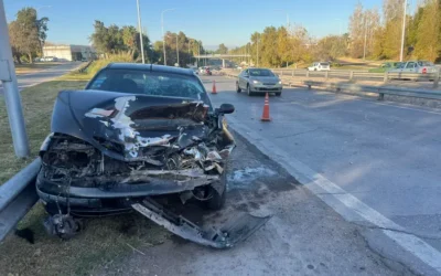 Choque en la Circunvalación: el conductor estaba drogado y al borde del coma alcohólico