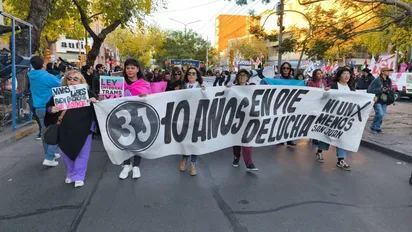 San Juan: cientos de personas participaron de la marcha por los 10 años del “Ni Una Menos”