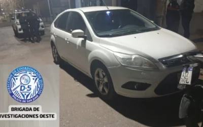 Recuperaron en Capital un auto que había sido robado en Rawson