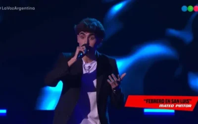 Mateo Pintor emocionó a todos en “La Voz Argentina” y se suma a la ola sanjuanina en el certamen