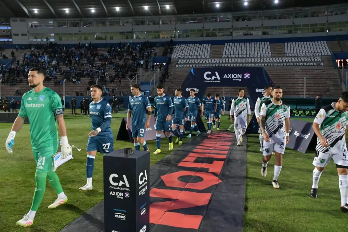 R (1) San Martín cayó ante Racing en San Luis y se despidió de la Copa Argentina