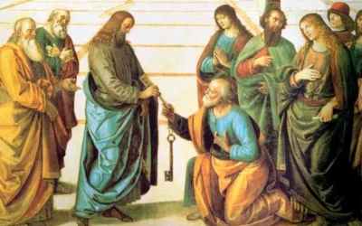 «Yo te daré las llaves del Reino de los cielos; todo lo que ates en la tierra quedará atado en el cielo»