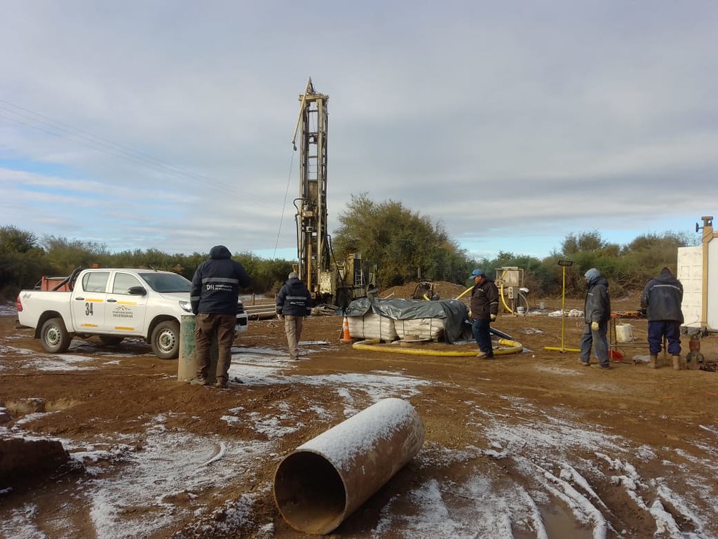 Sequía en Valle Fértil: Hidráulica trabaja en dos perforaciones claves para la restitución del agua de riego