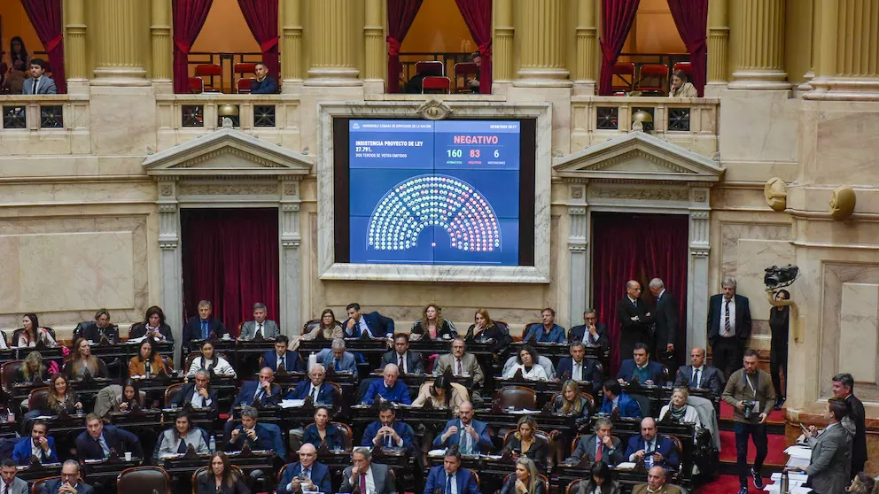 El oficialismo ratificó en Diputados el veto de Milei al aumento de las jubilaciones