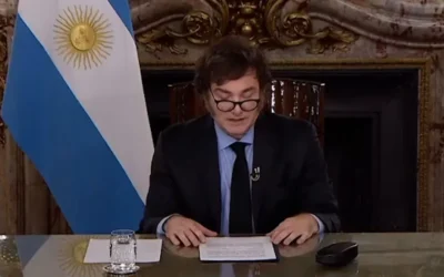Javier Milei grabó una cadena nacional para defender el rumbo económico