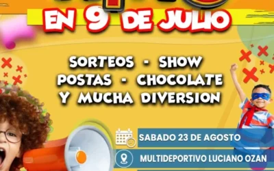 9 de Julio se prepara para festejar el Día del Niño