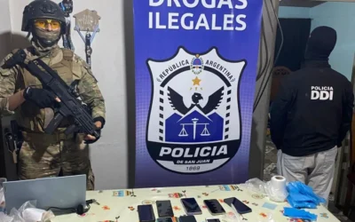 La Policía desbarató un kiosco de drogas en Rivadavia con ayuda de un perro antinarcóticos