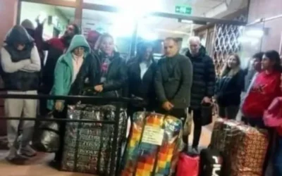 Un contingente de sanjuaninos quedó varado en Chile tras un desperfecto en el colectivo