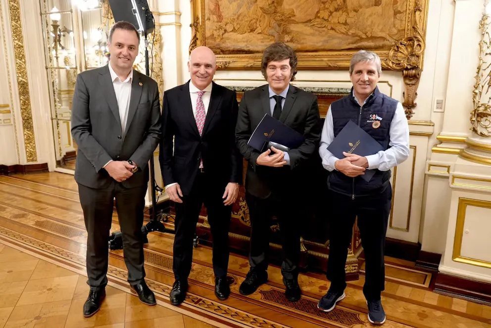 R (1) Mediante cadena nacional, el presidente Javier Milei presenta el Presupuesto 2026