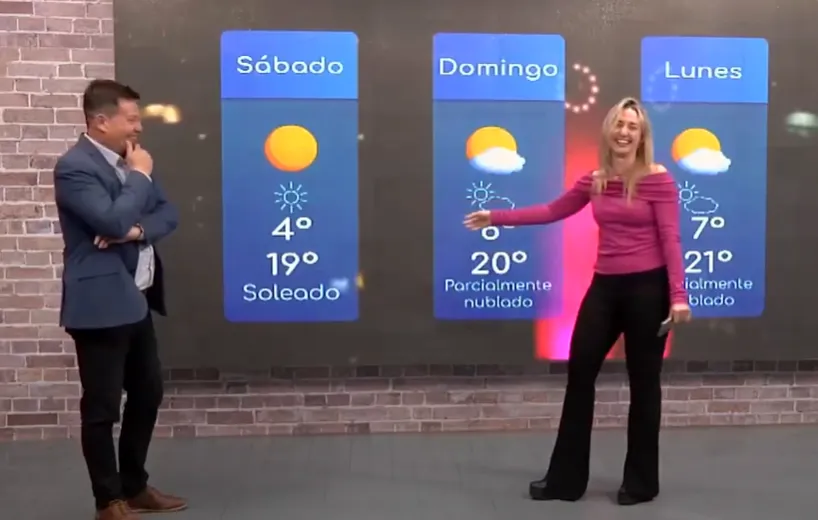 Una canción desató la tentada de los periodistas de TeVe Diario y el momento fue viral