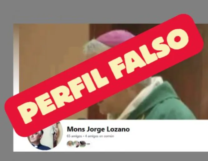 El arzobispo Jorge Lozano advirtió sobre un perfil falso con su nombre en Facebook y pidió denunciarlo