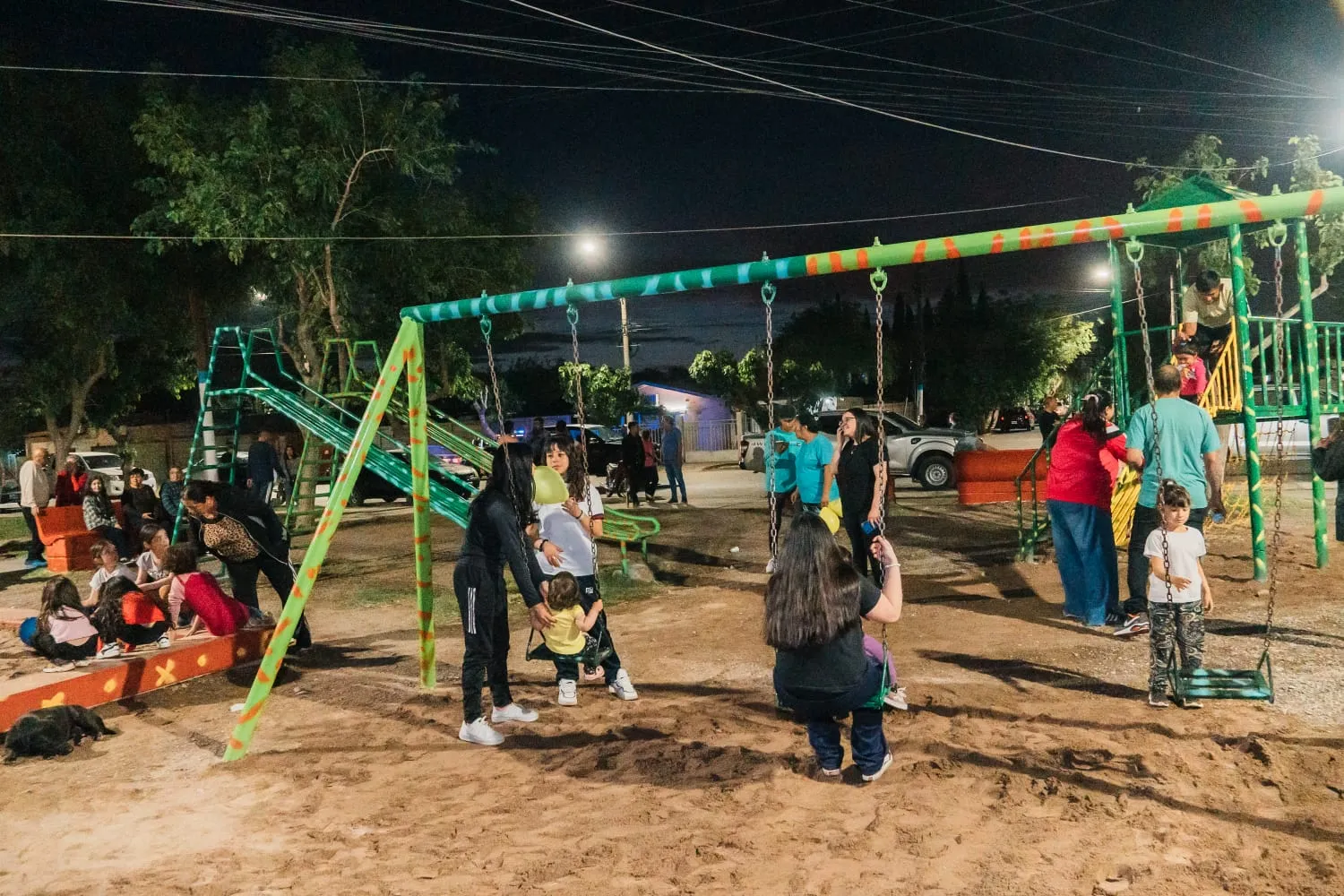 R (1) Rawson inauguró nuevas luminarias LED y refacciones en el Barrio Héroes de Malvinas