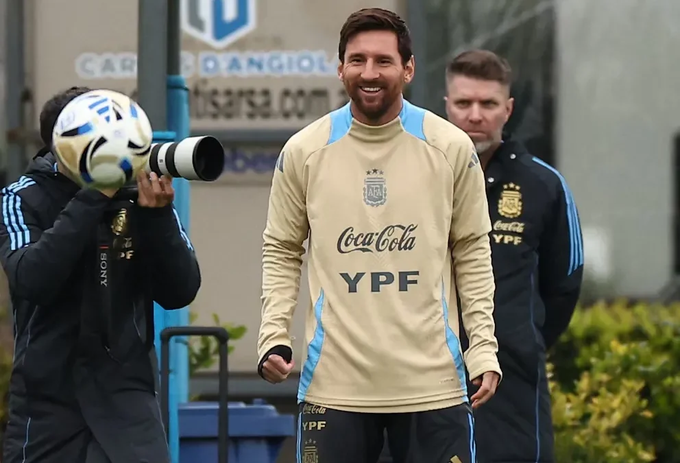 La Selección argentina se entrena pensando en el duelo ante Venezuela en el Monumental