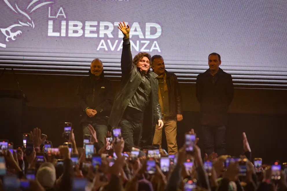 Javier Milei cerró la campaña bonaerense de La Libertad Avanza en Moreno