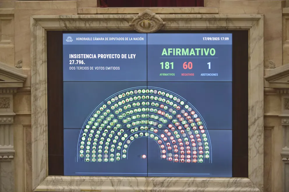 R (1) Duro revés para el Gobierno: Diputados rechazó los vetos de Milei a la emergencia pediátrica y al financiamiento universitario