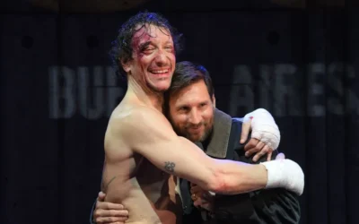 Lionel Messi sorprendió al acompañar a Nicolás Vázquez en su obra Rocky