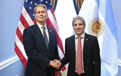 Luis Caputo se reunió con el secretario del Tesoro de EE.UU.: «Continuaremos nuestras productivas conversaciones»