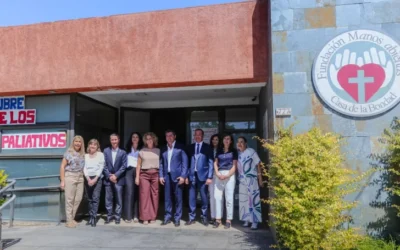 Orrego recorrió la Casa de la Bondad, que volverá a abrir sus puertas gracias a un convenio