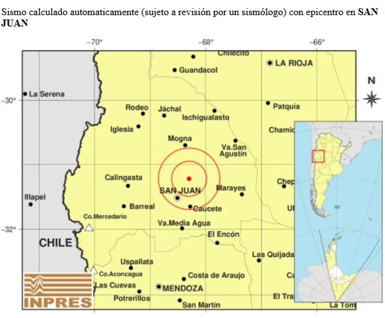 Un sismo débil sorprendió en la tarde de este jueves