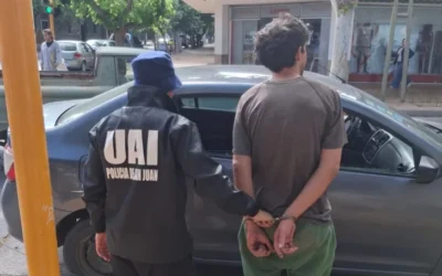 Detuvieron a un hombre acusado de cometer una serie de robos en el centro de San Juan