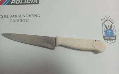 Dos menores fueron detenidos tras amenazar a otro joven con un cuchillo en el Skate Park de Caucete