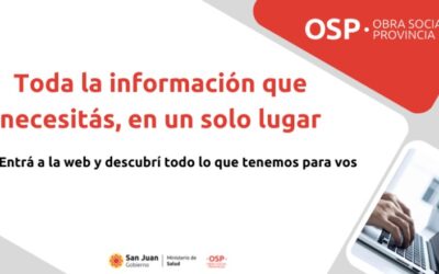 La página web de Obra Social Provincia sigue creciendo en prestaciones