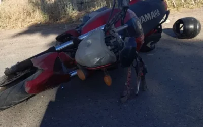 Pocito: un motociclista falleció tras chocar con un sifón de riego
