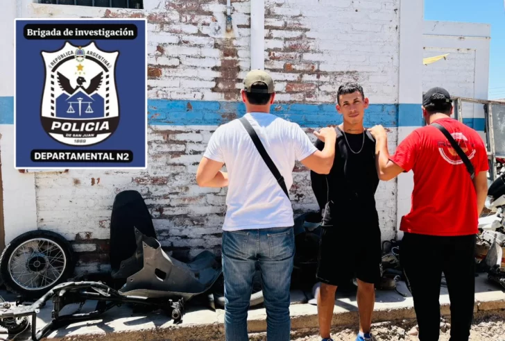 Recuperaron una moto robada en Chimbas y detuvieron a un joven durante un operativo policial