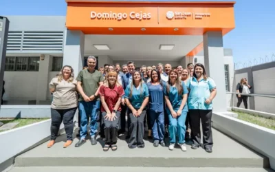 El gobernador Orrego inauguró la ampliación y refacción del CAPS Domingo Cejas en 25 de Mayo