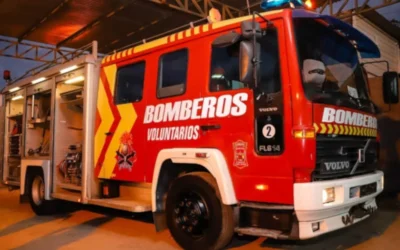 Un incendio destruyó por completo una vivienda sobre Ruta 153 en Sarmiento