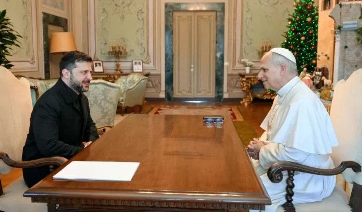 El papa León XIV recibió al presidente de Ucrania y dialogaron sobre el retorno a la paz