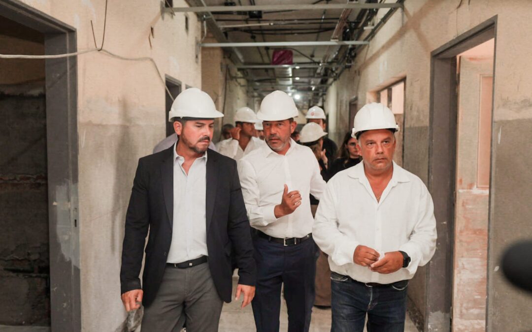 Avanzan las obras de remodelación e instalaciones en el Hospital Marcial Quiroga