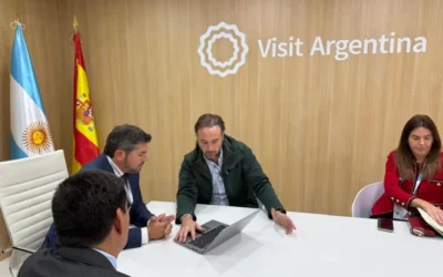 Orrego mantuvo reuniones con operadores turísticos privados en España para posicionar a San Juan en el plano internacional