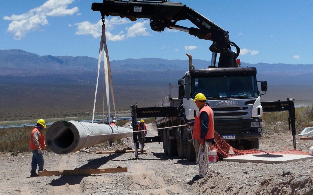 Avanza una obra estratégica que fortalecerá el sistema eléctrico de San Juan