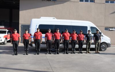 Bomberos sanjuaninos viajan a Chubut para colaborar en el combate de incendios forestales