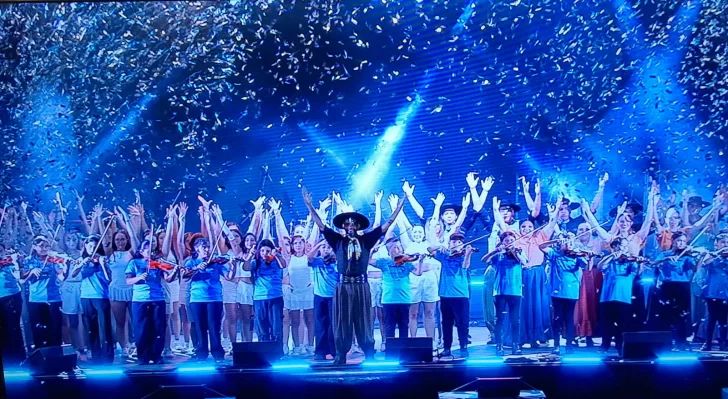 Albardón celebró su 160° aniversario con una multitudinaria fiesta en el Parque Latinoamericano