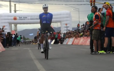 Mauricio Domínguez se impuso en la tercera etapa de la Vuelta a San Juan 2026