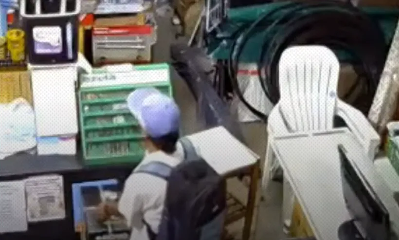 Se hizo pasar por un cliente y entró a robar a una ferretería en Villa Krause