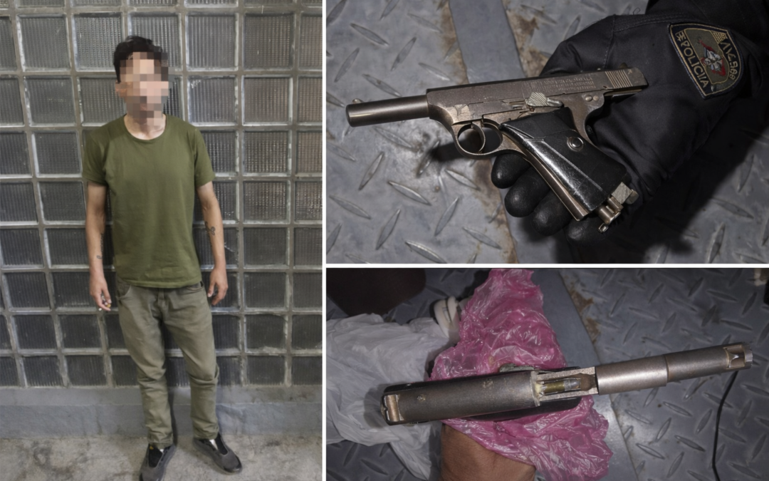 Detuvieron a un hombre con un arma de fuego en la Terminal de Ómnibus de San Juan