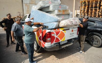 Más de 1.500 familias recibieron asistencia tras las lluvias en San Juan