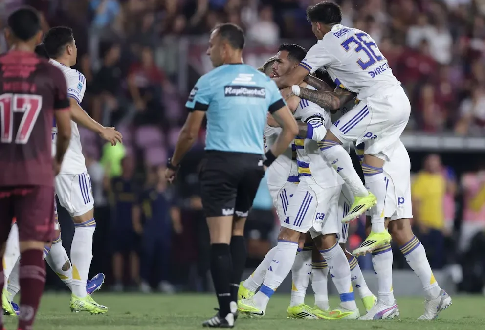 Boca goleó a Lanús y volvió a la victoria tras cuatro partidos